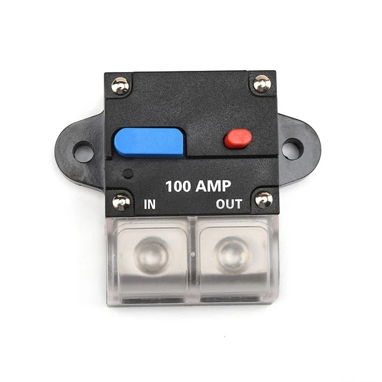 자동차 오디오용 수동 재시동 가능 방수 회로 차단기